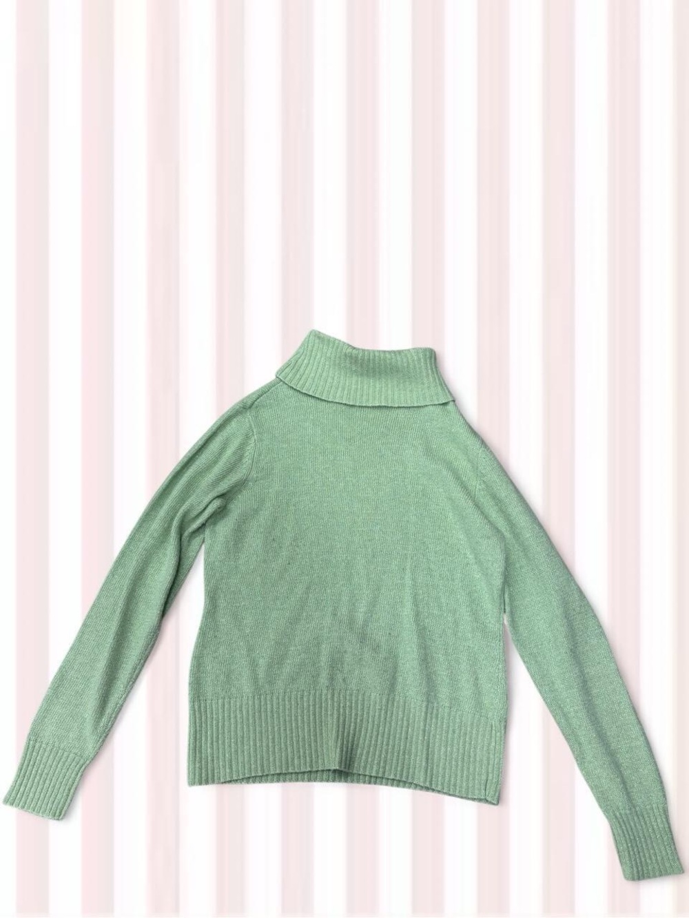 Liz Claiborne Mint Green Turtleneck Sweater